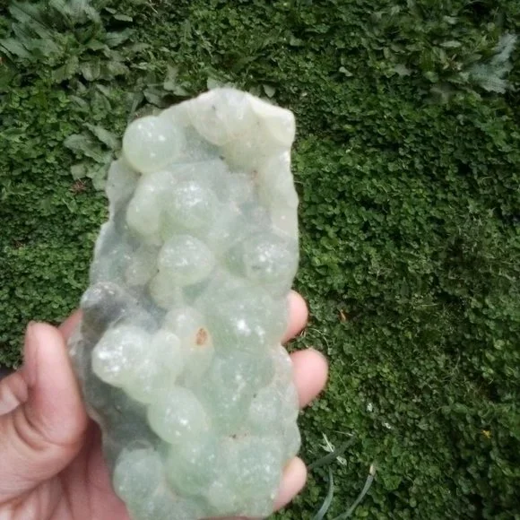 Rare Prehnite Grape quarts cluster Natu - Picture 3 of 5